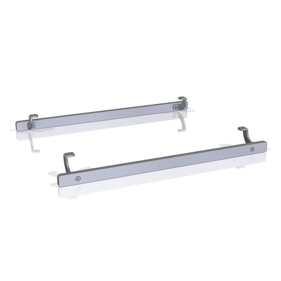 Double-sided equipment rail for treatment table 80x40cm