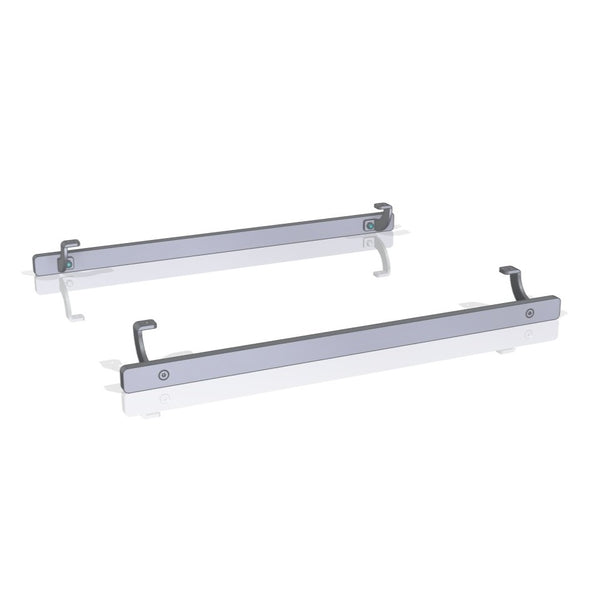 Double-sided equipment rail for treatment table 80x40cm