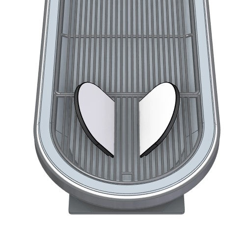 Small positioning plates for dental table