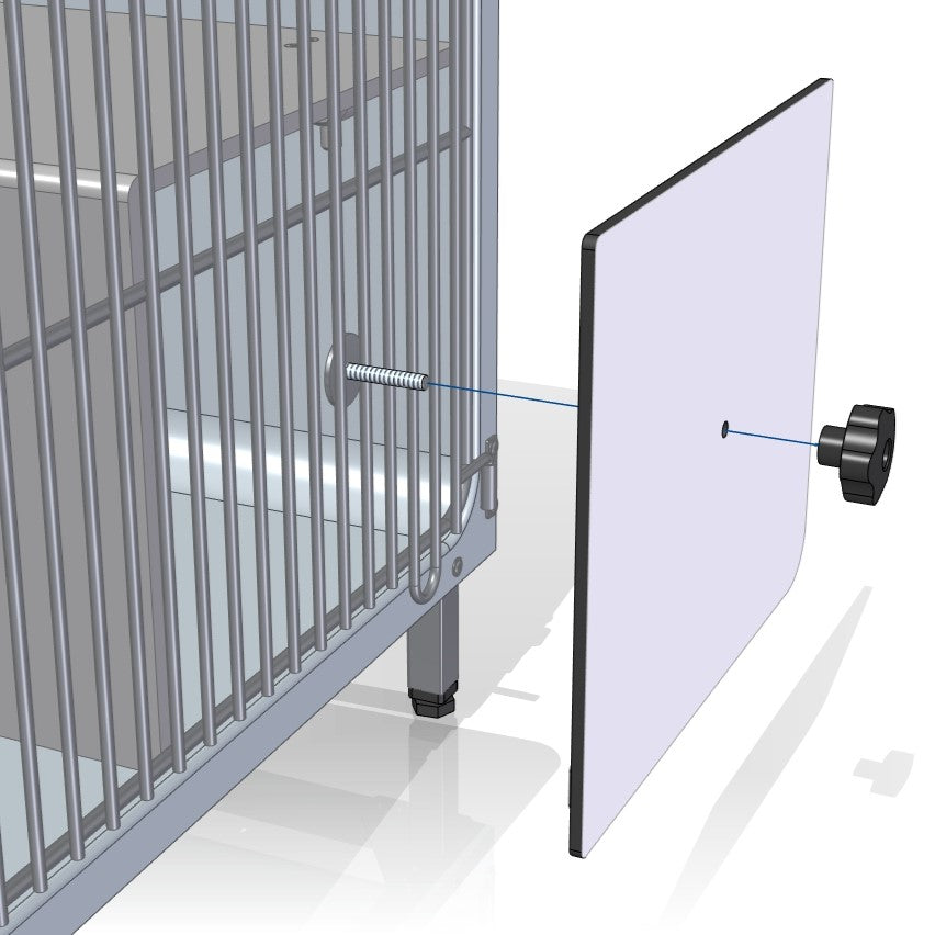 Sichtschutz für seitliche Versteckbox